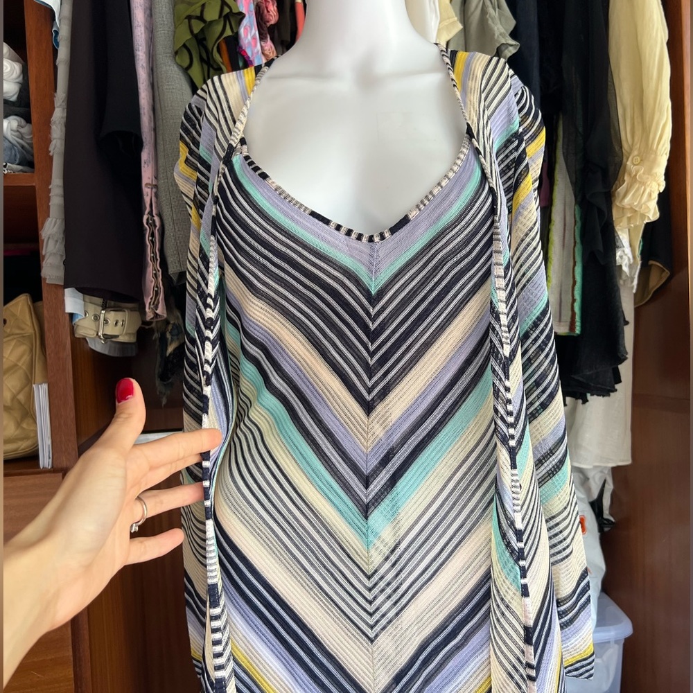 Missoni dress and cardigan set